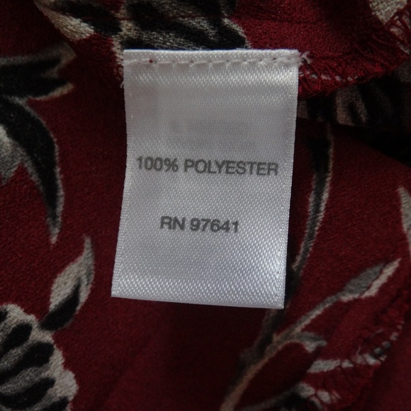 J. Jill Purple Floral Long Sleeve Blouse Top - Picture 5 of 5